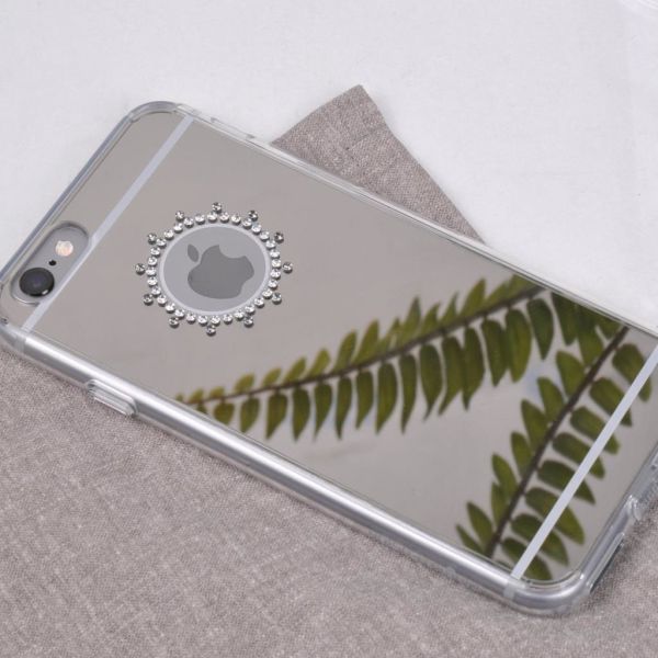Ringke Noble Mirror iPhone 6s/ 6 ile Uyumlu Taşlı ve Aynalı Kılıf Royal Gold