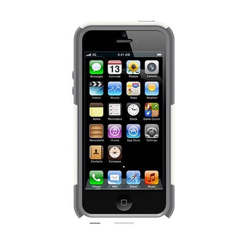Otterbox iPhone SE/5S/5 ile Uyumlu Commuter Kılıf Beyaz-Gri