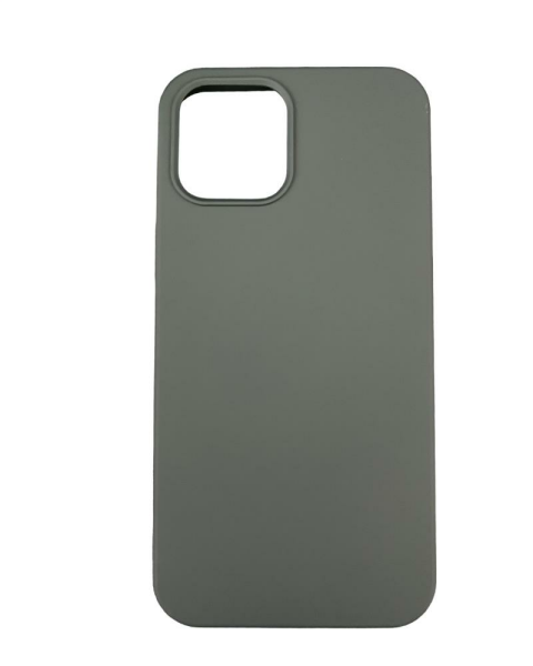 iPhone 12 Pro Max ile Uyumlu Cappy Silikon Kılıf Yeşil