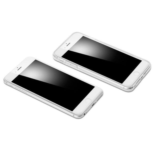 Spigen iPhone 6s/6 ile Uyumlu Cam Ekran Koruyucu Full Ekran Kaplama White