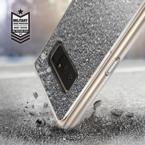 Ringke Mirror Fusion Galaxy Note 8 ile Uyumlu Aynalı Kılıf Silver Extra Darbe Emici