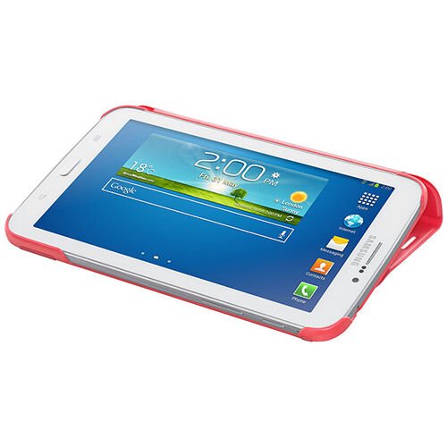 Galaxy Tab 3 7.0'' T210 ile Uyumlu Bookcover Kılıf Pembe EF-BT210BPEGWW (Out)
