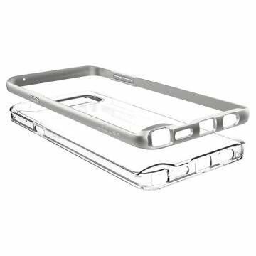 Spigen Galaxy Note 5 ile Uyumlu Kılıf Neo Hybrid Crystal Satin Silver