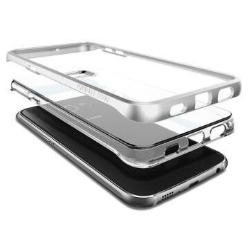 Spigen Galaxy S6 Edge Plus ile Uyumlu Kılıf Neo Hybrid Crystal Satin Silver