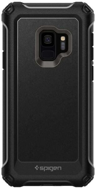 Spigen Galaxy S9 ile Uyumlu Kılıf Pro Guard Gun Metal