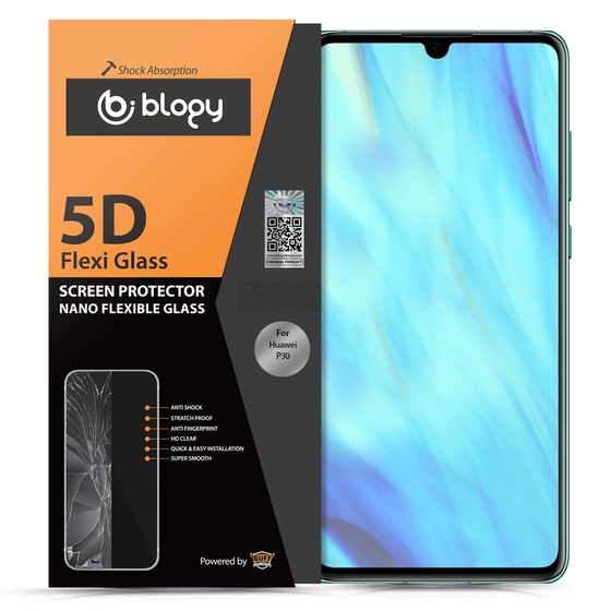 Blogy P30 ile Uyumlu Flexi 5D Ekran Koruyucu