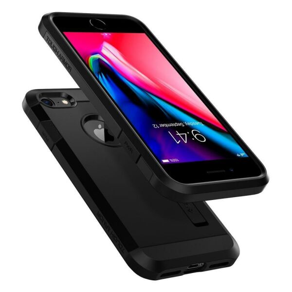 Spigen iPhone 7/8 ile Uyumlu Kılıf Tough Armor 2 Black