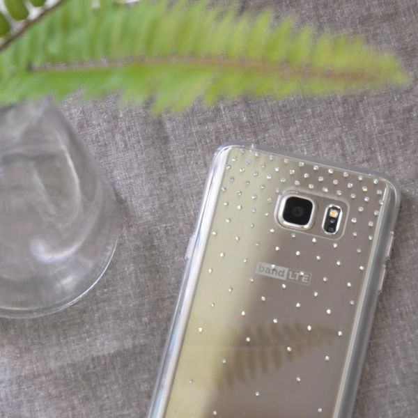 Ringke Noble Fusion Galaxy Note 5 ile Uyumlu Taşlı Kılıf Extra Darbe Emici Shine Clear