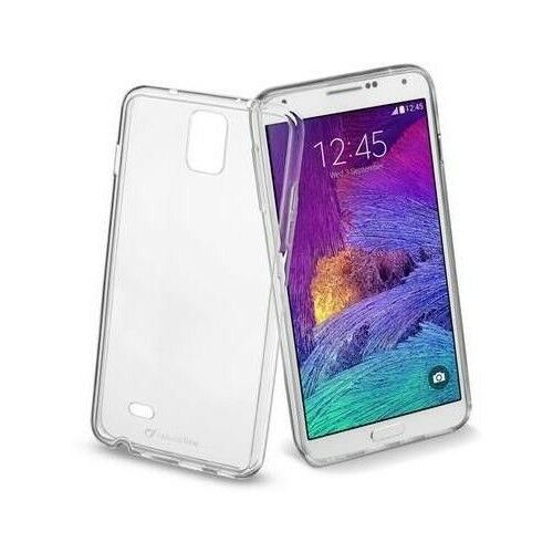 Cellular Line Galaxy Note 4 ile Uyumlu ClearDuo Şeffaf Sert Kılıf