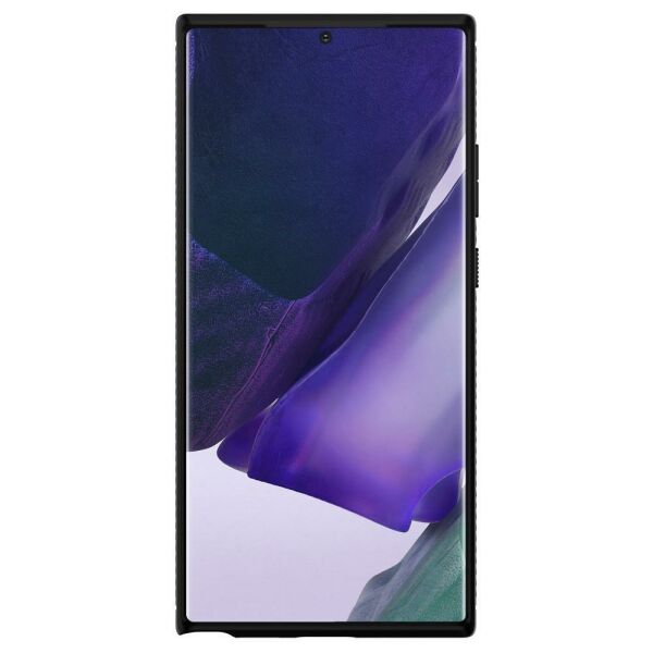 Spigen Galaxy Note 20 Ultra ile Uyumlu Kılıf Rugged Armor Black
