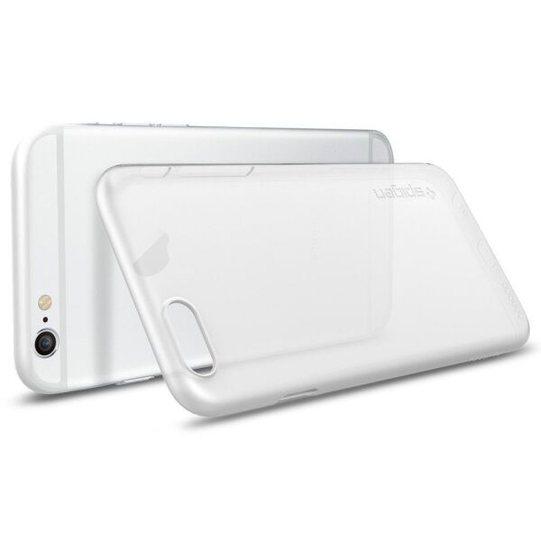 Spigen iPhone 6s Plus/6 Plus ile Uyumlu Kılıf Air Skin Ultra İnce 4 Tarafı Tam Koruma