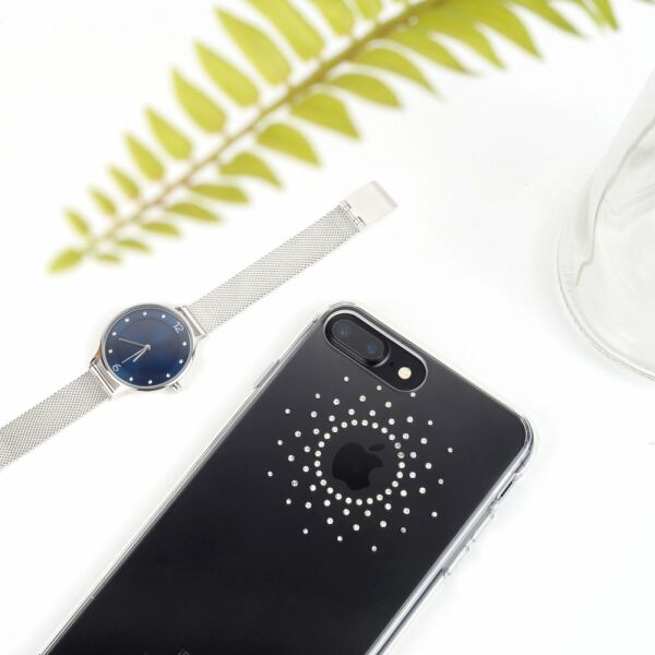 Ringke Noble Fusion İphone 7 Plus ile Uyumlu Taşlı Kılıf Extra Darbe Emici Sun Clear