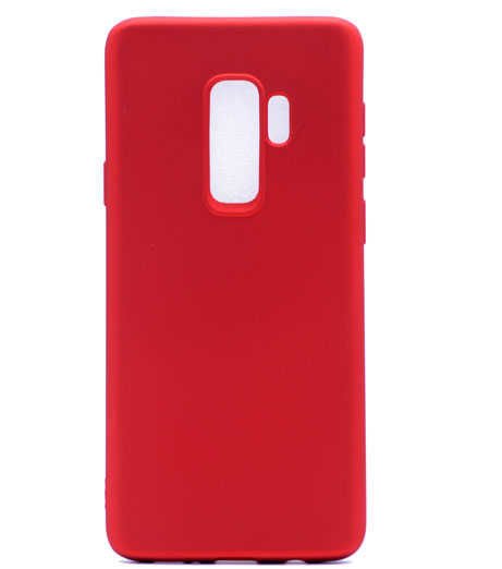 Zore Galaxy S9 Plus ile Uyumlu Premier Silikon Kılıf Kırmızı