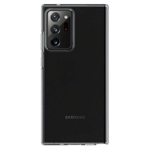 Spigen Galaxy Note 20 Ultra ile Uyumlu Kılıf Liquid Crystal 4 Tarafı Tam Koruma Crystal Clear