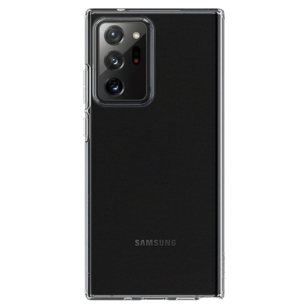 Spigen Galaxy Note 20 Ultra ile Uyumlu Kılıf Liquid Crystal 4 Tarafı Tam Koruma Crystal Clear
