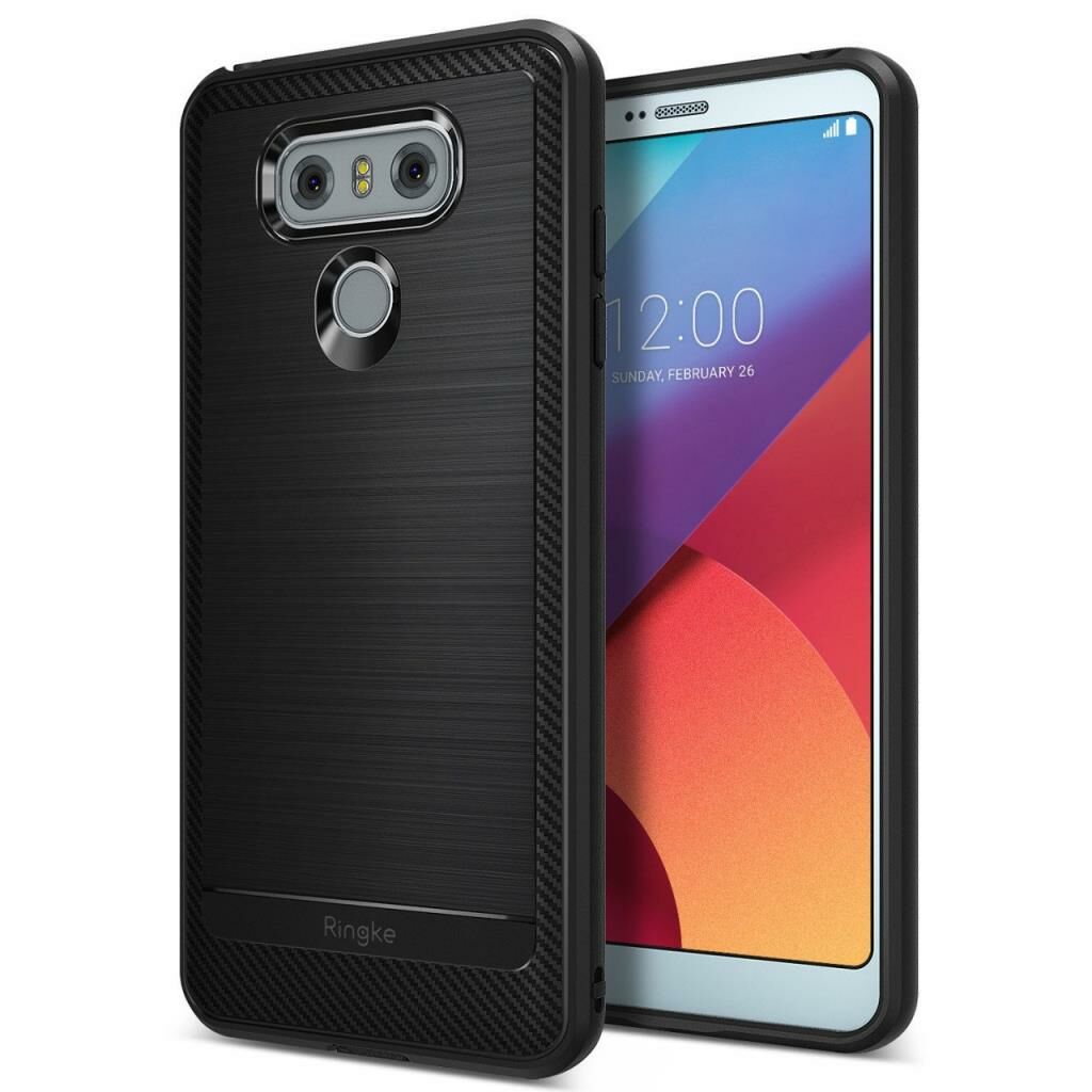 Ringke Onyx G6 ile Uyumlu Kılıf Black Ultra Extra Darbe Dağıtıcı Tam Koruma