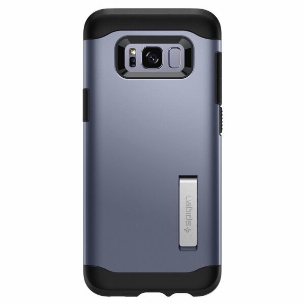 Spigen Galaxy S8 ile Uyumlu Kılıf Slim Armor Orchid Gray