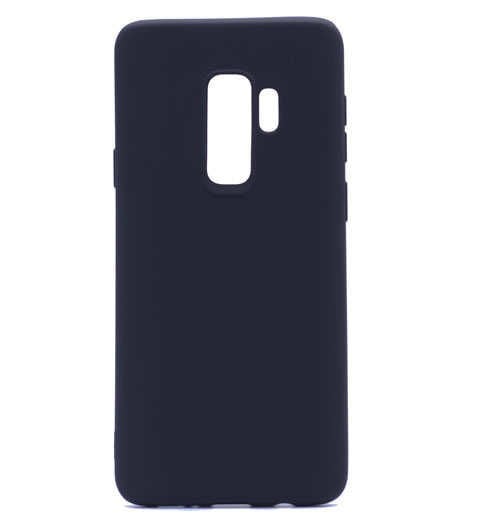 Zore Galaxy S9 Plus ile Uyumlu Premier Silikon Kılıf Siyah