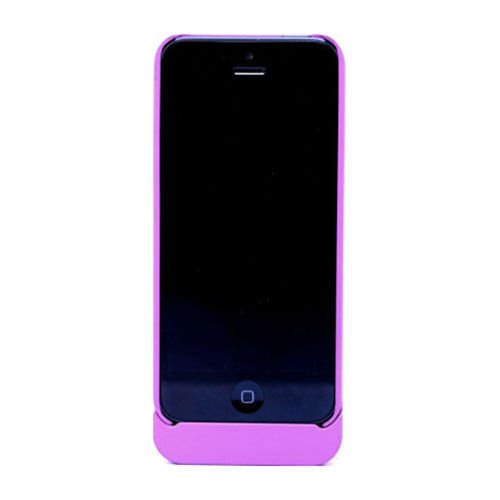 Boostcase iPhone SE/5S/5 ile Uyumlu 2200 mAh Şarjlı Kılıf Mor