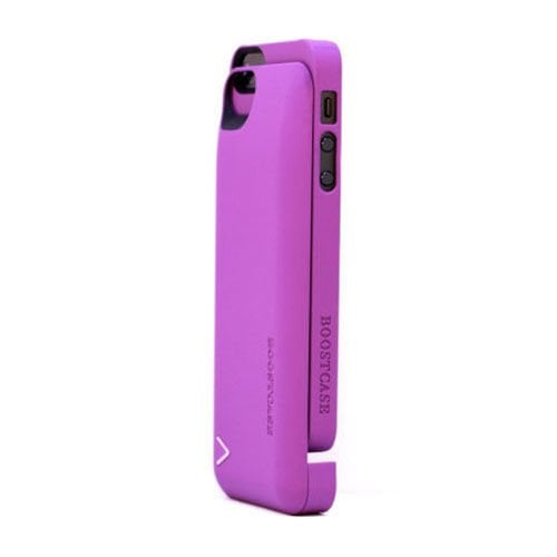 Boostcase iPhone SE/5S/5 ile Uyumlu 2200 mAh Şarjlı Kılıf Mor