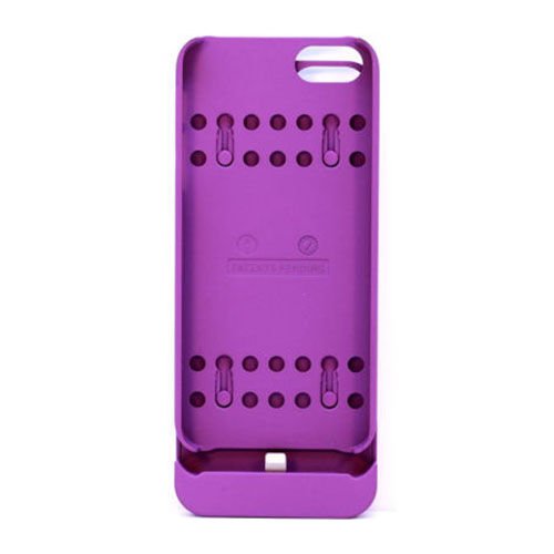 Boostcase iPhone SE/5S/5 ile Uyumlu 2200 mAh Şarjlı Kılıf Mor