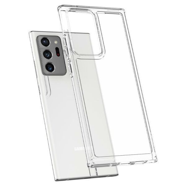 Spigen Galaxy Note 20 Ultra ile Uyumlu Kılıf Crystal Hybrid Crystal Clear