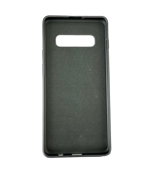 Galaxy S10+ Plus ile Uyumlu Cappy Silikon Kılıf Siyah