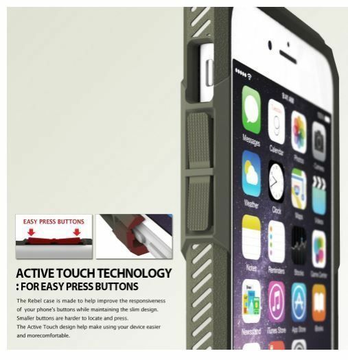 Ringke Rebel iPhone 6s/ 6 ile Uyumlu KIlıf Stone Darbelere Karşı En İyi Koruma
