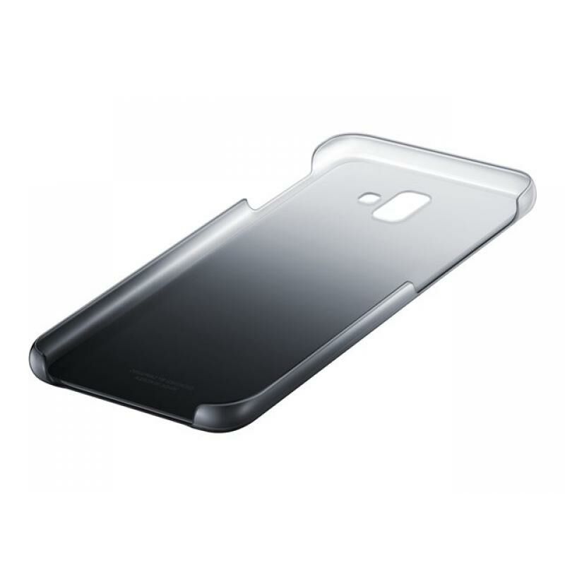 Galaxy J6 Plus ile Uyumlu Gradation Kılıf Siyah EF-AJ610CBEGWW