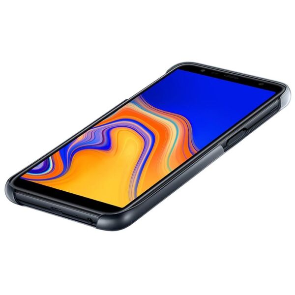 Galaxy J6 Plus ile Uyumlu Gradation Kılıf Siyah EF-AJ610CBEGWW