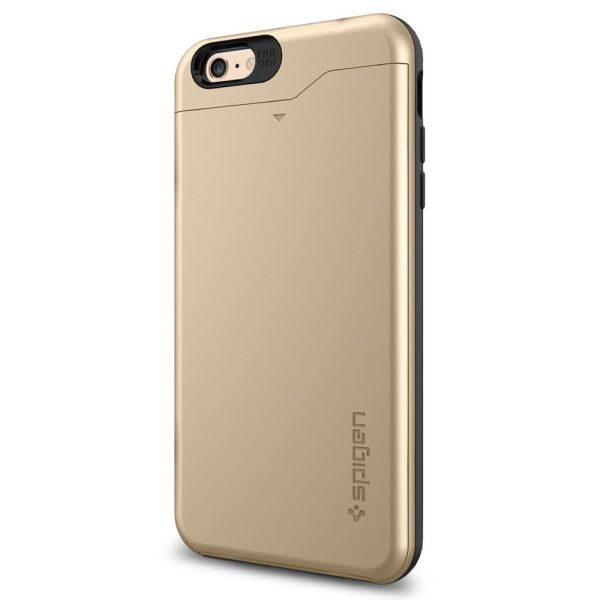 Spigen iPhone 6s Plus/6 Plus ile Uyumlu Kılıf Slim Armor CS Champagne Gold