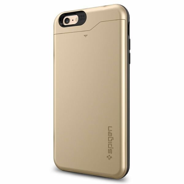 Spigen iPhone 6s Plus/6 Plus ile Uyumlu Kılıf Slim Armor CS Champagne Gold