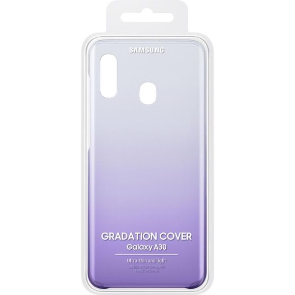 Galaxy A20 ile Uyumlu Mor Koruyucu Kılıf EF-AA205CVEGWW