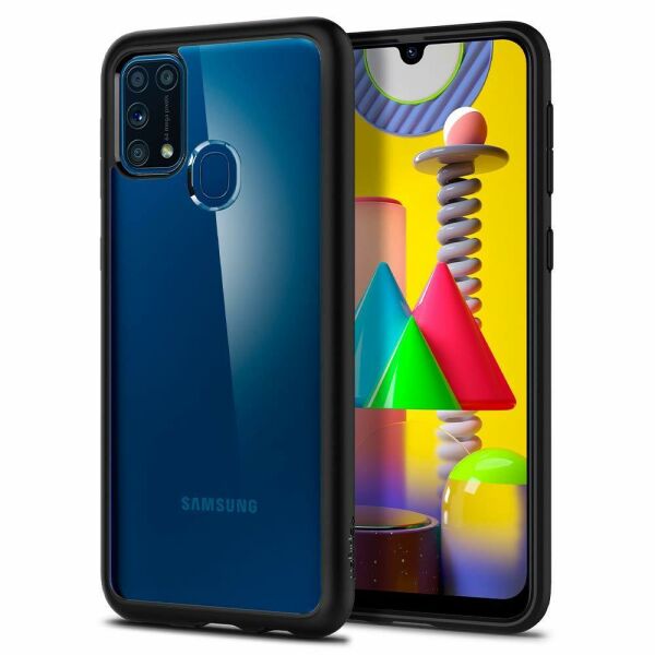 Spigen Galaxy M31 ile Uyumlu Kılıf Ultra Hybrid Matte Black