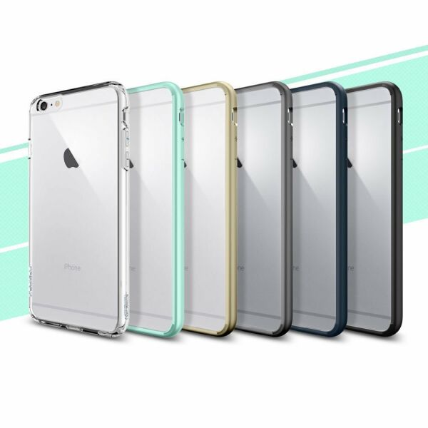 Spigen iPhone 6/6s ile Uyumlu Kılıf Ultra Hybrid Champagne Gold