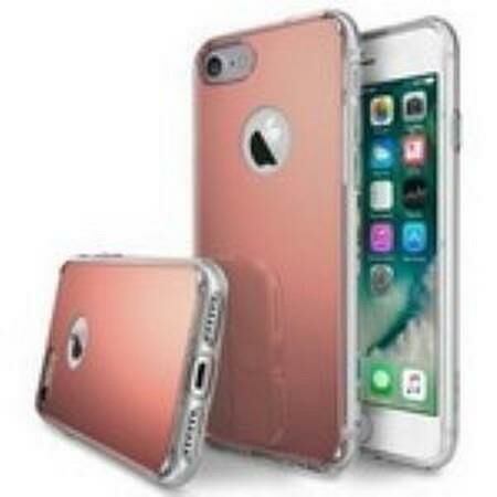 Ringke Mirror Fusion iPhone 7 ile Uyumlu Aynalı Kılıf Rose Gold