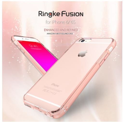 Ringke Fusion iPhone 6s/ 6 ile Uyumlu KIlıf Clear TPU Bumper Extra Darbe Emici