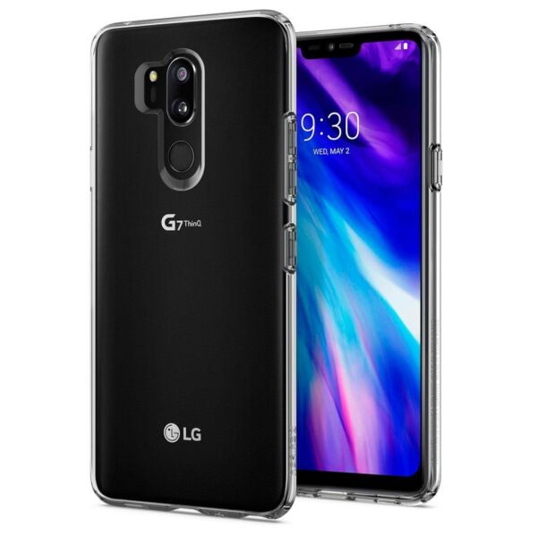 Spigen G7 ThinQ ile Uyumlu Kılıf Liquid Crystal 4 Tarafı Koruma