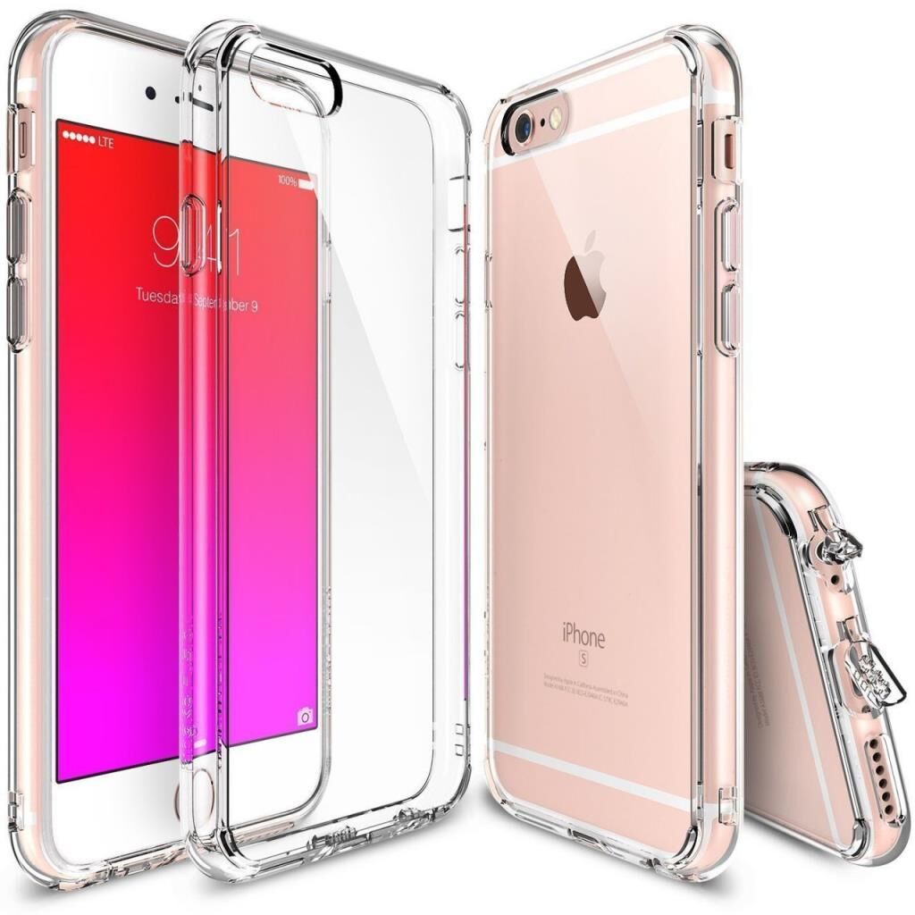 Ringke Fusion iPhone 6s Plus/ 6 Plus ile Uyumlu KIlıf Crystal View TPU Bumper Extra Darbe Emici