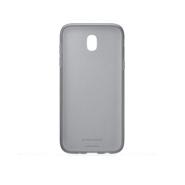 Galaxy J7 2017 ile Uyumlu Jelly Silikon Kılıf Siyah EF-AJ730TBEGWW