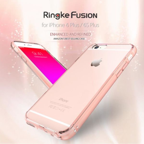 Ringke Fusion iPhone 6s Plus/ 6 Plus ile Uyumlu KIlıf Black