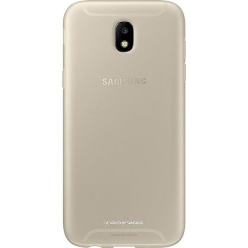 Galaxy J7 2017 ile Uyumlu Jelly Silikon Kılıf EF-AJ730TFEGWW Gold