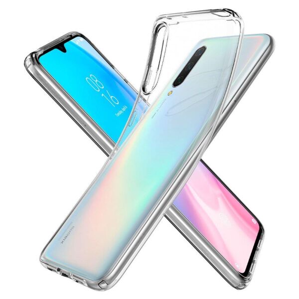Spigen Mi 9 Lite ile Uyumlu Kılıf Liquid Crystal Crystal Clear