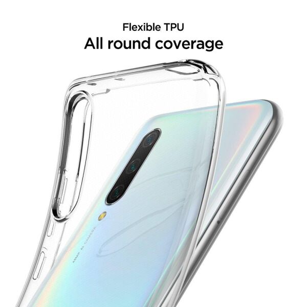 Spigen Mi 9 Lite ile Uyumlu Kılıf Liquid Crystal Crystal Clear