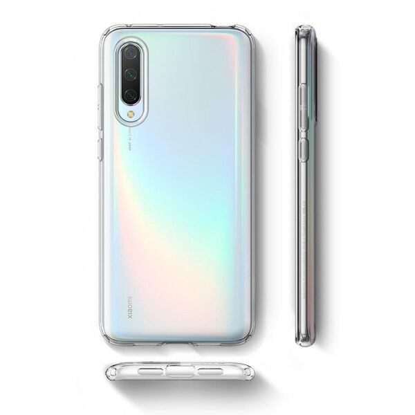 Spigen Mi 9 Lite ile Uyumlu Kılıf Liquid Crystal Crystal Clear