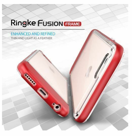 Ringke Fusion Frame iPhone 6s/ 6 ile Uyumlu KIlıf Metal Gray Extra Tam Koruma