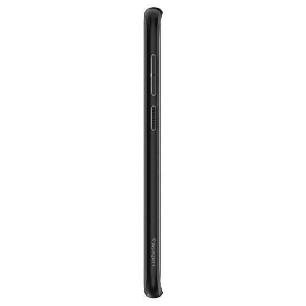 Spigen Galaxy S9 Plus ile Uyumlu Kılıf Liquid Crystal 4 Tarafı Koruma Matte Black