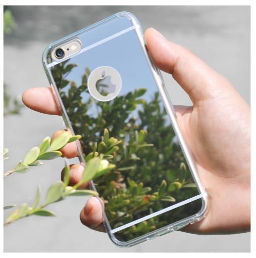 Ringke Mirror Fusion iPhone 6s Plus/ 6 Plus ile Uyumlu Aynalı Kılıf Silver