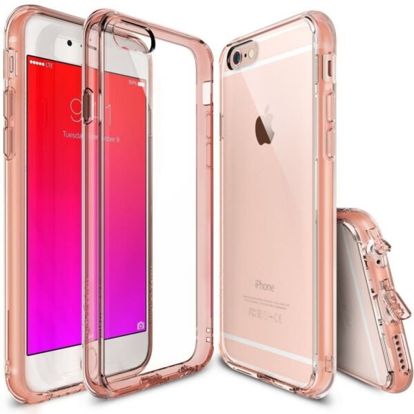 Ringke Fusion iPhone 6s/ 6 ile Uyumlu KIlıf Rose Gold