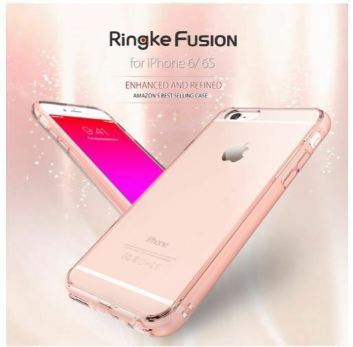 Ringke Fusion iPhone 6s/ 6 ile Uyumlu KIlıf Rose Gold